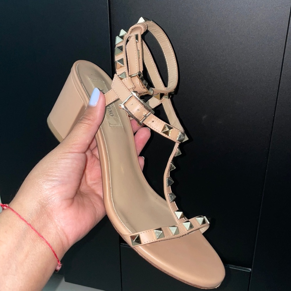 Rockstud, Valentino, Sandals